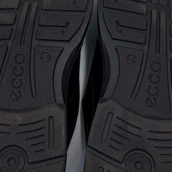 ECCO Helsinki Mens Shoes EU 48 US 14 Black Leather Slip On Comfort Loafer main image 2